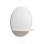 Normann Copenhagen - Horizon Miroir, rond, blanc
