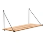 We Do Wood - Loop Shelf bambou / acier noir