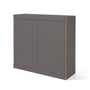 Müller Möbelwerkstätten - Commode Flai avec portes, anthracite