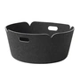 Muuto - Restore Panier de rangement rond, black melange