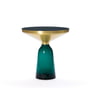 ClassiCon - Bell Table d'appoint, laiton / vert émeraude