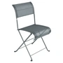 Fermob - Dune chaise pliante, gris orage stéréo
