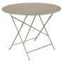 Fermob - Bistro Table pliante, ronde, Ø 96 cm, muscade