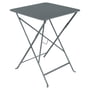 Fermob - Bistro Table pliante, 57 x 57 cm, gris orageux