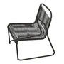 Fiam - Lido Spaghetti Chaise longue, noire