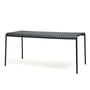 Hay - Palissade Table, rectangulaire, 170 x 90 cm, anthracite