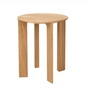 Schönbuch - Tabouret et table d’appoint en bois Hans, chêne naturel huilé