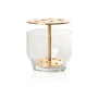 Fritz Hansen - LAVE-VAISSELLE Ikebana Vase Small, laiton / verre