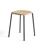 HAY - Soft Edge 70 Tabouret, chêne / noir