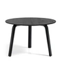 HAY - Bella Table basse Ø 60 cm / H 39 cm, chêne teinté noir