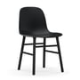 Normann Copenhagen - Chaise Form, piètement chêne noir / noir