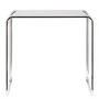 Thonet - B 9 c Table d'appoint, chrome / blanc pur (RAL 9010)