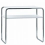 Thonet - B 9 d/1 Table d'ensemble, chrome / blanc pur (RAL 9010)