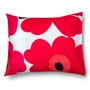 Marimekko - Unikko Taie d'oreiller 80 x 80 cm, rouge / blanc