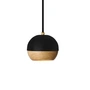 Mater - Suspension lumineuse Ray Ø 11,9 cm, noir