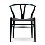 Carl Hansen - CH24 Wishbone Chair , hêtre noir / tressage noir