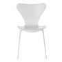 Fritz Hansen - Série 7 chaise, monochrome, blanc / frêne laqué blanc