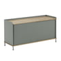 Muuto - Enfold Sideboard 125 x 62 cm, chêne / dusty green