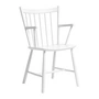 HAY - J42 Chaise avec accoudoirs, blanc