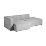 HAY - Mags Sofa 2,5 places, combinaison 3, accoudoir à gauche / gris clair ( Hallingdal 130) (EU)