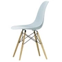 Vitra - Eames Plastic Side Chair DSW RE, frêne couleur miel / gris glacé (patins en feutre blanc)