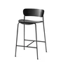 & tradition - Pavilion Tabouret de bar AV7, H 85 cm, noir / chêne laqué noir