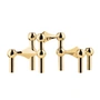 Stoff Nagel - Porte-bougies, laiton (set de 3)