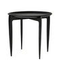 Fritz Hansen - Plateau Table d'appoint, Ø 45 x H 42 cm, noir