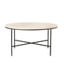 Fritz Hansen - Planner Table basse, Ø 80 x H 40 cm, plateau en marbre crème