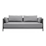 Softline - Madison Canapé-lit, noir / Vision gris clair (445)
