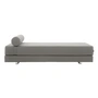 Softline - Lubi Canapé-lit avec matelas en mousse froide, Hallingdal gris (65 130), avec traversin