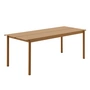 Muuto - Linear Steel Table, 200 x 80 cm, burnt orange