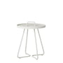 Cane-line - On-the-move Table d'appoint Outdoor, Ø 37 x H 42 cm, blanc