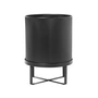 Ferm Living - Bau Pot à plantes, Ø 28 x H 38 cm, noir