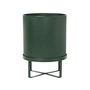 Ferm Living - Bau Pot à plantes, Ø 28 x H 38 cm, vert foncé