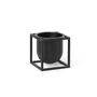 Audo - Kubus Flowerpot 10, noir
