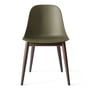 Audo - Harbour Dining Side Chair, chêne teinté foncé / olive