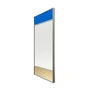 Magis - Miroir mural vitrail, 50 x 70 cm, cadre gris clair / multicolore