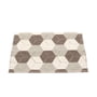 Pappelina - Tapis de voyage réversible, 70 x 50 cm, boue sombre / lin / vanille