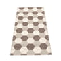 Pappelina - Tapis de voyage réversible, 70 x 150 cm, boue sombre / lin / vanille