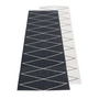 Pappelina - Max tapis réversible, 70 x 240 cm, noir / vanille
