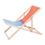 Weltevree - Chaise de plage, rouge / bleu