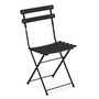 Emu - Chaise pliante arc en ciel, noire