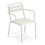 Emu - Star Chaise avec accoudoirs, blanc