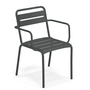 Emu - Star Chaise avec accoudoirs, fer antique