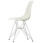 Vitra - Eames Plastic Side Chair DSR RE, chromé / galet (patins en feutre basic dark)