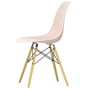 Vitra - Eames Plastic Side Chair DSW RE, érable jaunâtre / rose tendre (patins en feutre blanc)