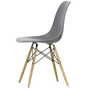 Vitra - Eames Plastic Side Chair DSW RE, frêne couleur miel / gris granit (patins en feutre blanc)