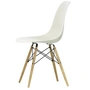 Vitra - Eames Plastic Side Chair DSW RE, frêne couleur miel / galet (patins en feutre blanc)