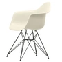 Vitra - Eames Plastic Armchair DAR RE, basic dark / galet (patins en feutre basic dark)